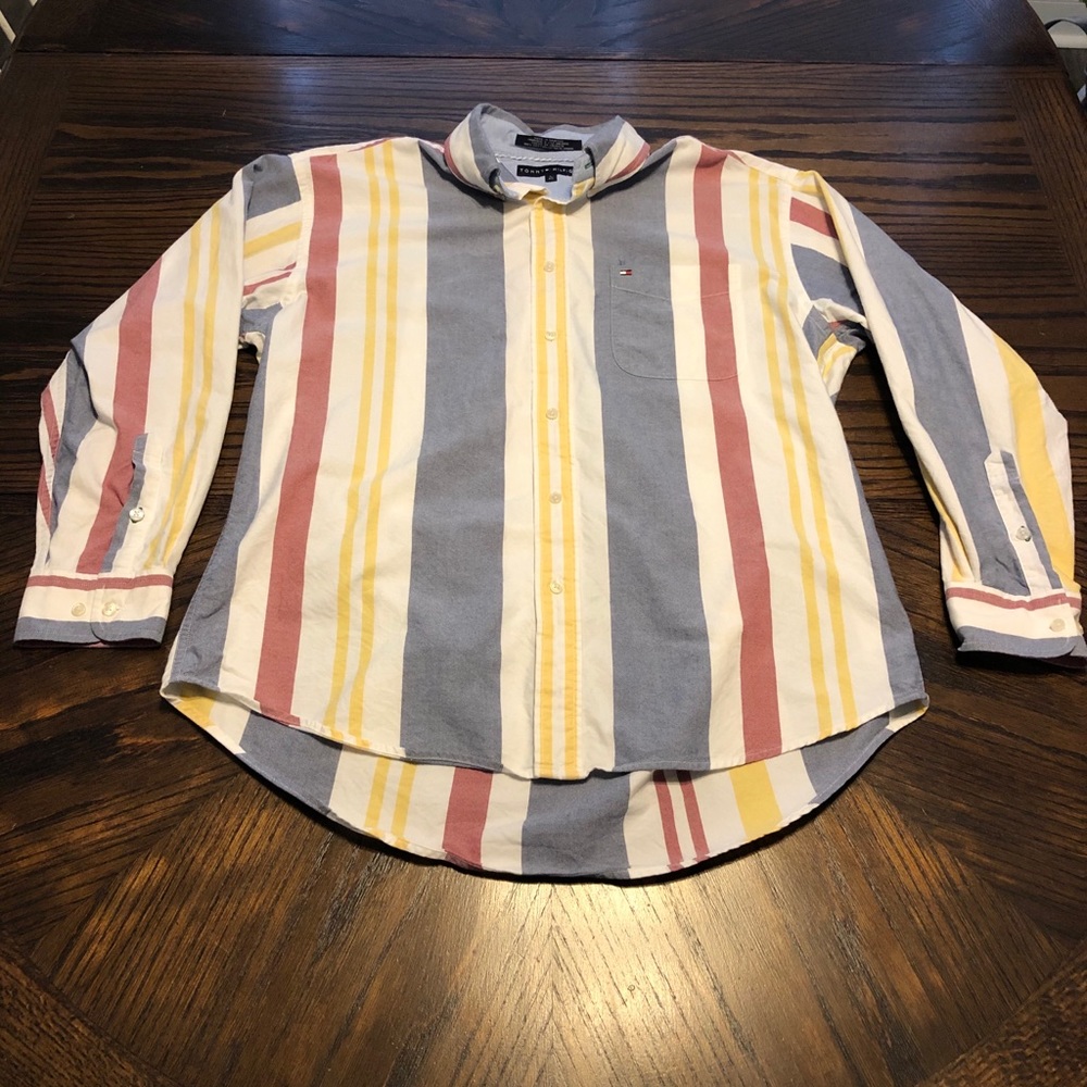 Vintage 90s Tommy Hilfiger Button Up Men’s L
